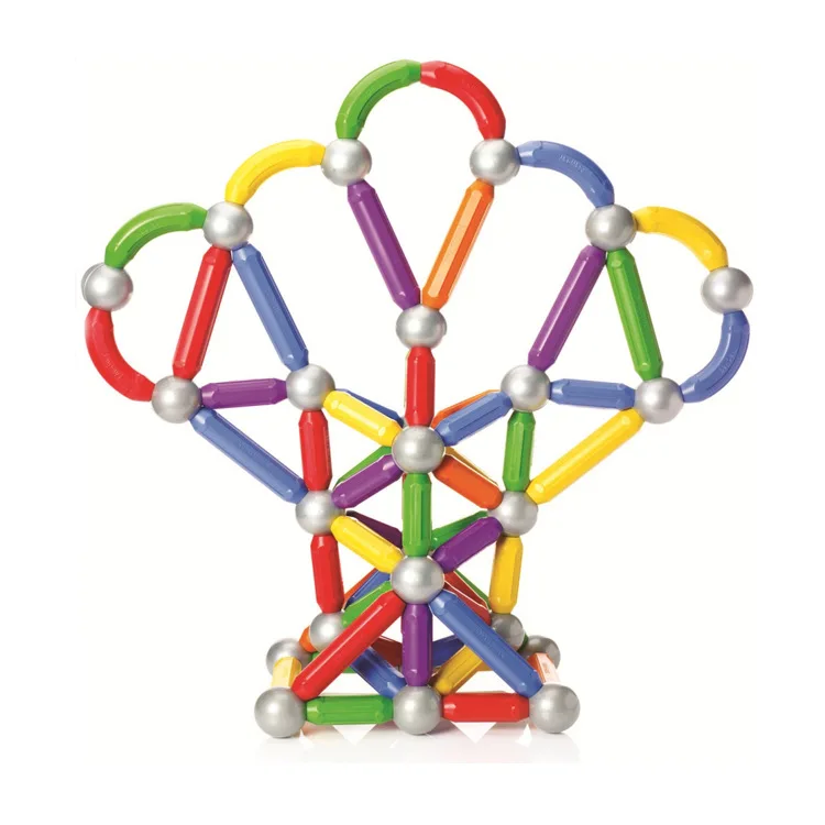 

Teanre da Magnetic Building Blocks Children Magnetic Magnet Assembled Magnetic Building Blocks Toy Large Particles Cross Border