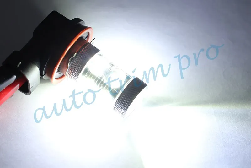  2Pcs H11 H8 LED 50W Foglight Bulbs Car Running Lights Auto Driving Lamp 12V Projector Trim White Co - 4000226146349