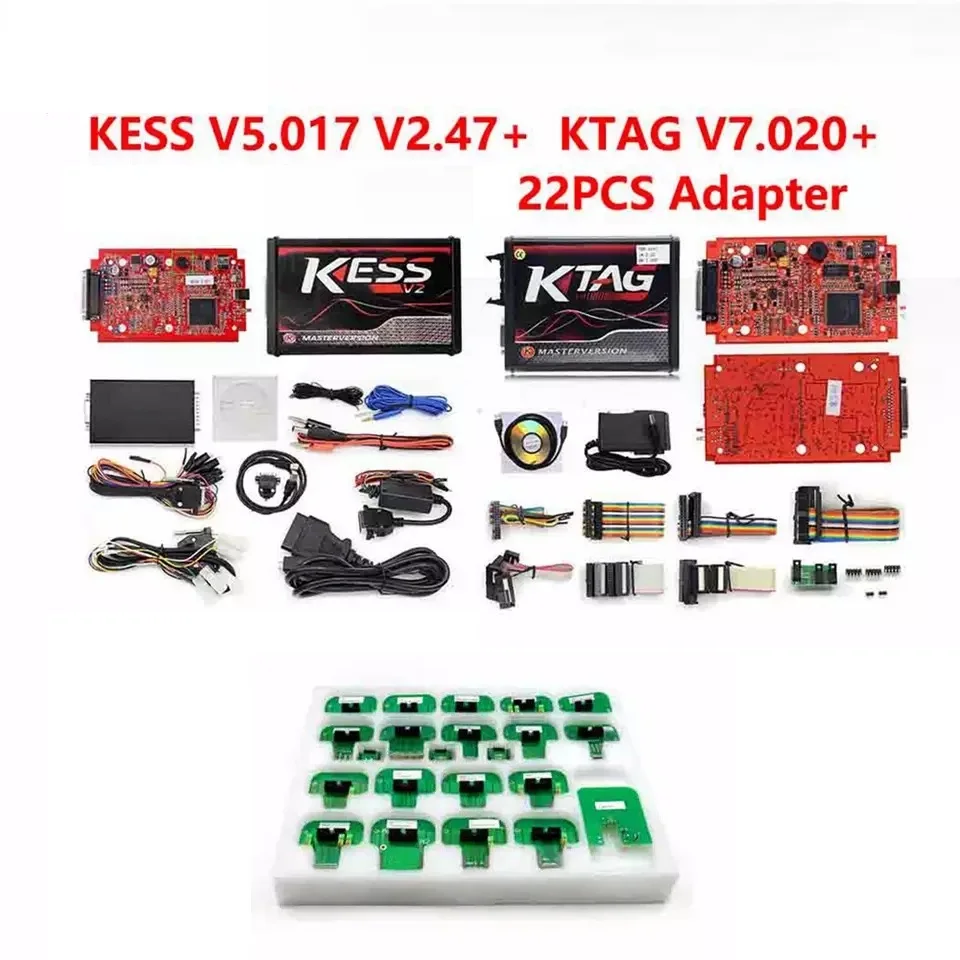 show as the photo Kess Ktag 7,020 Kess V2.47 ECU программист Kess V2 V5.017 V2.47 Ktag Master Fgtech Galletto V54 BDM Рамка для Ktag Адаптер BDM - Цвет: show as the photo