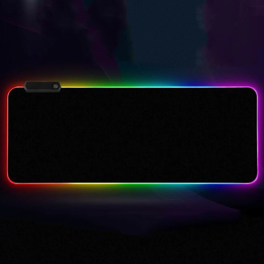 

Gaming Mouse Pad Large Size RGB LED Light Mouse Mat Natural Rubber Computer Mousepad Soft Anti-slip Mouse Pad Keyboard Desk Mat