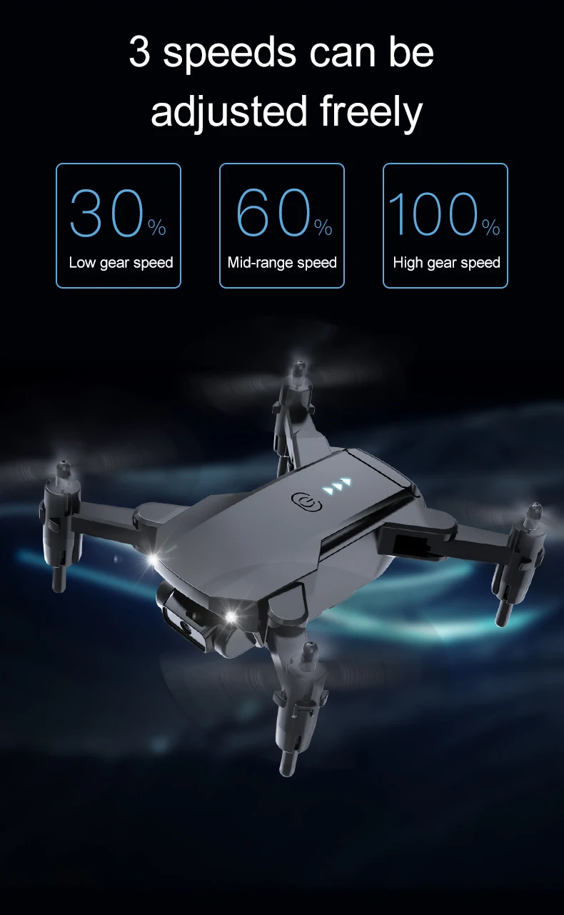 E3 Mini Drone with Camera 4K Hight Hold Optional Flow Remote Control
