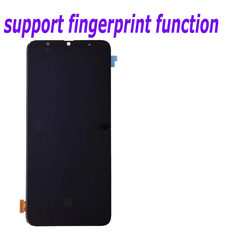 Super Amoled For Samsung A70 LCD A705 A705FN A705YN A705F A705G LCD Display Touch Screen Digitizer Assembly With Frame lcd cell phone