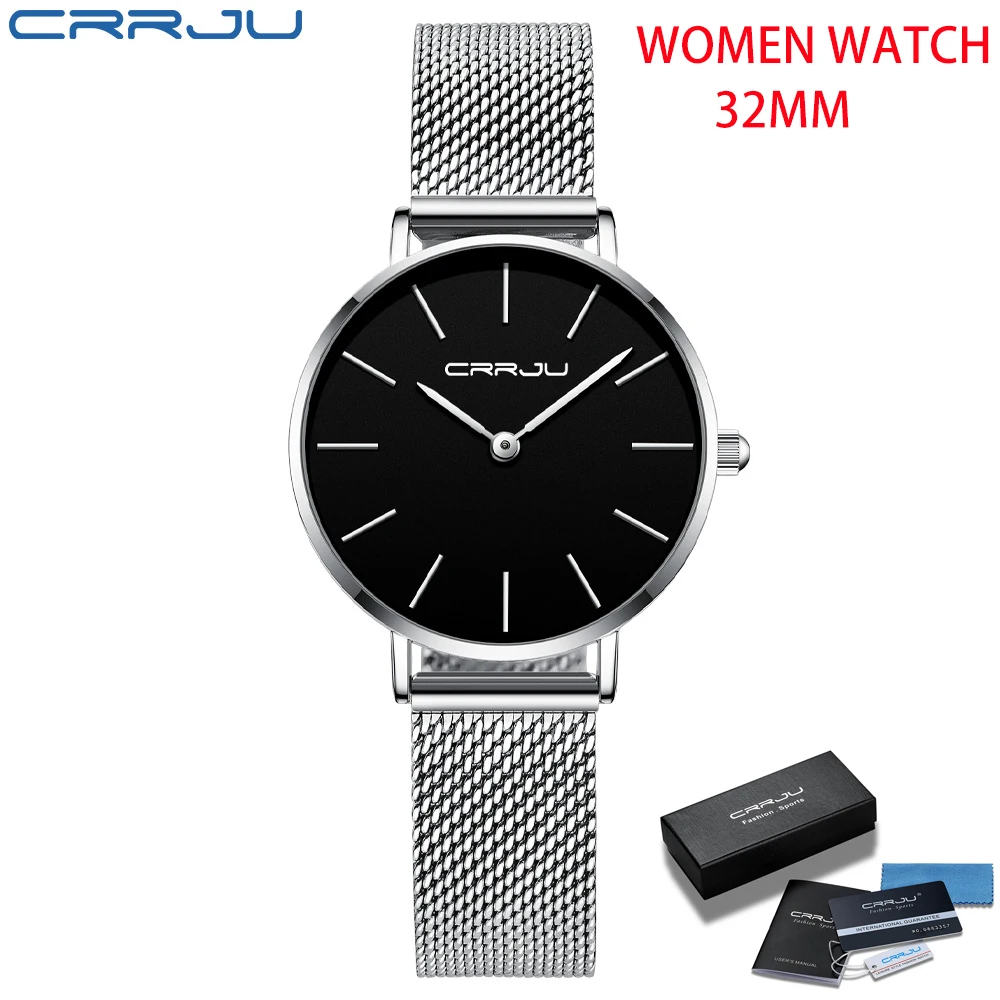 CRRJU New Fashion Mens Watches Top Brand Luxury Sport Waterproof Simple Ultra-Thin Watches Men Quartz Clock Relogio Masculino 