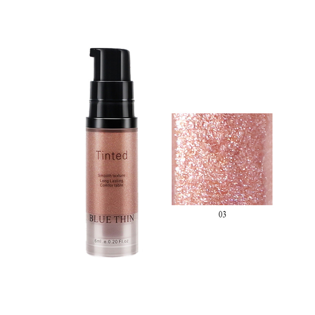 Face Body Luminizer Shimmer Face Liquid Foundation Makeup Lip Brighten Eye Contour Liquid Shine Cosmetic TSLM1