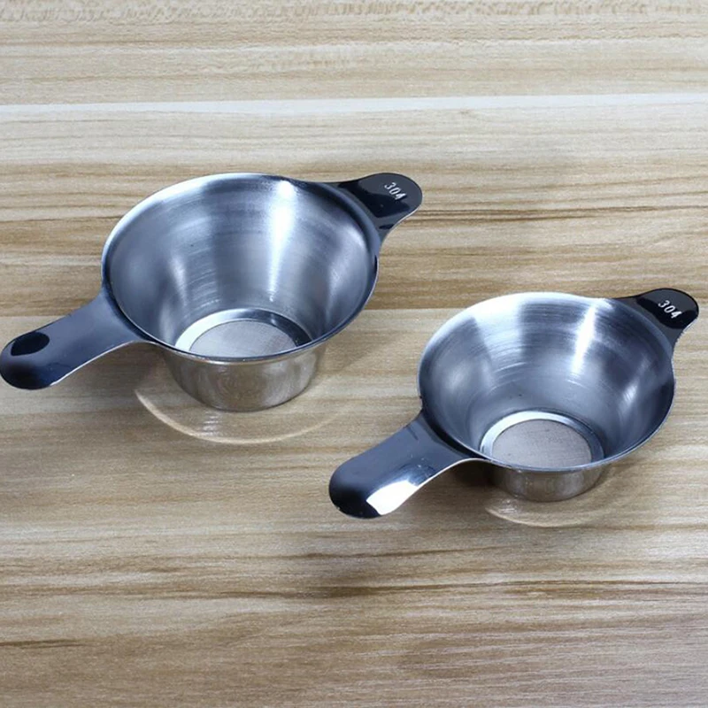 1PC Tea& Coffee Kitchen Accessories Stainless Steel Tea Strainer Fine Mesh Chinese Kungfu Tea Leaf Funnel Filter