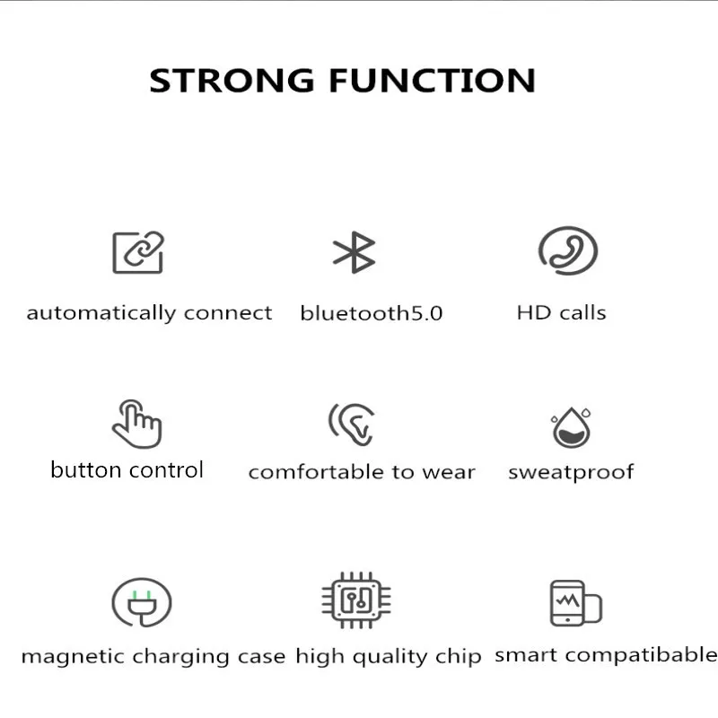 I16 Tws Bluetooth 5,0 1:1 3D стерео звук бас наушники сенсорное управление Оригинальные наушники беспроводные с микрофоном для android