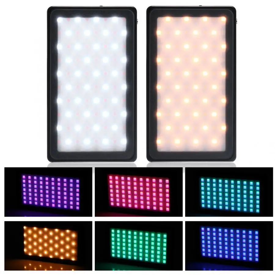 Vbestlife фото свет RGB светодиодный заполняющий свет фотографии 2500-8500k RA 96 9 световые эффекты с батареей телефон свет светодиодный заполняющий светильник