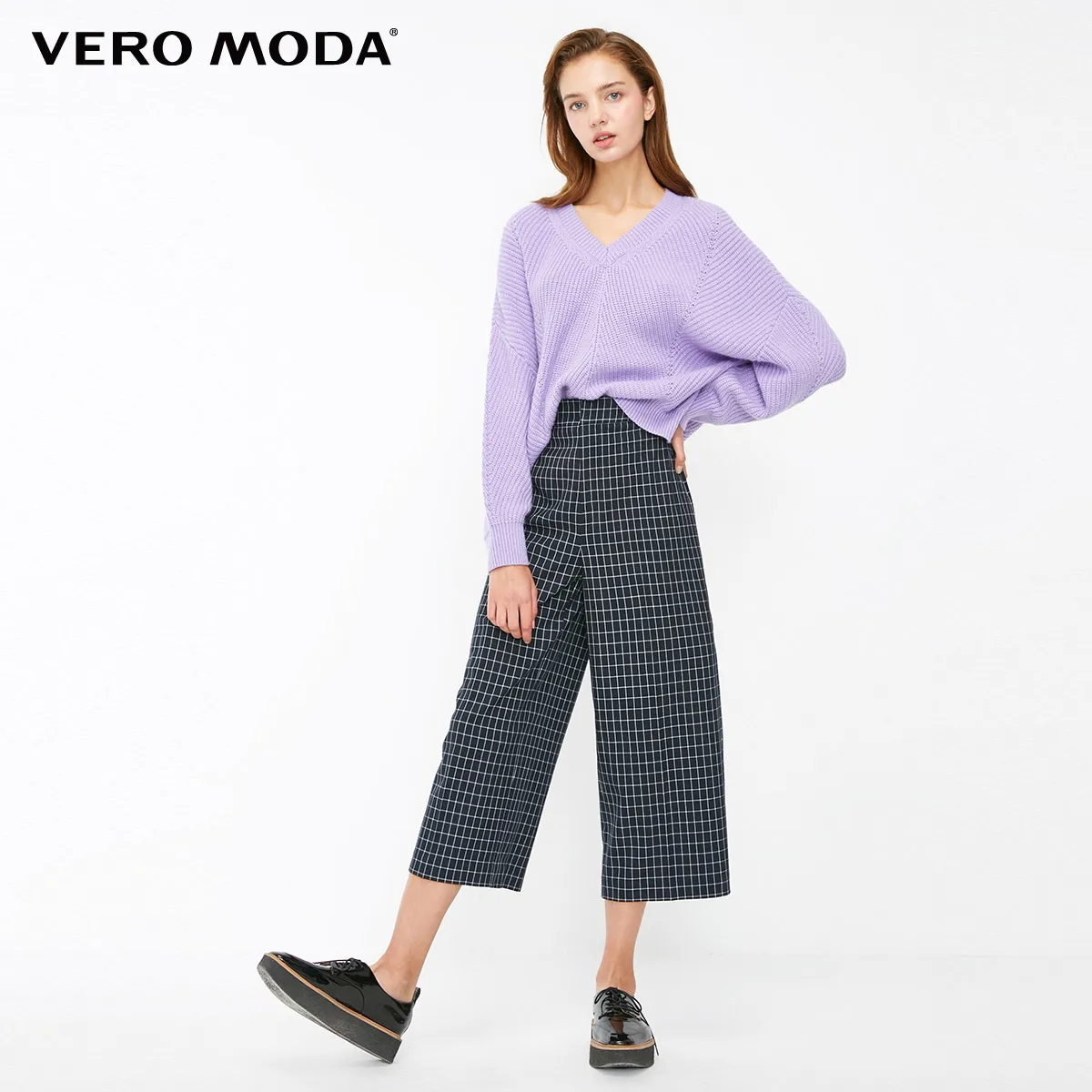 Vero Moda Новое поступление клетчатые широкие повседневные Капри | 31836J542
