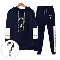 Крутые толстовки Harajuku XXXTentacion спортивные штаны для мужчин/женщин модный бренд дизайн XXXTentacion наборы толстовки Толстовка
