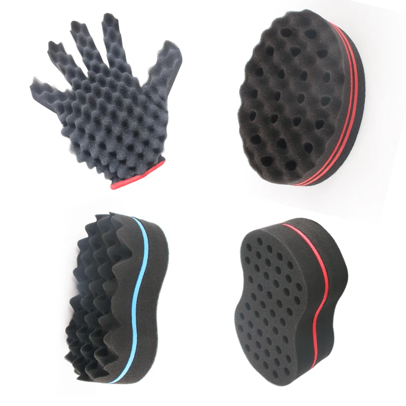 1Pcs Oval Double Sides Magic Twist Hair Brush Sponge Wave Braiders Dreads Twisting Locks Dreadlocks Curl Tool | Красота и здоровье