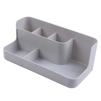 

PP Storage Box Office Cosmetic Display 5 Grids Home Organizer Bedroom Dressing Table Bar Sundries Container Makeup Holder