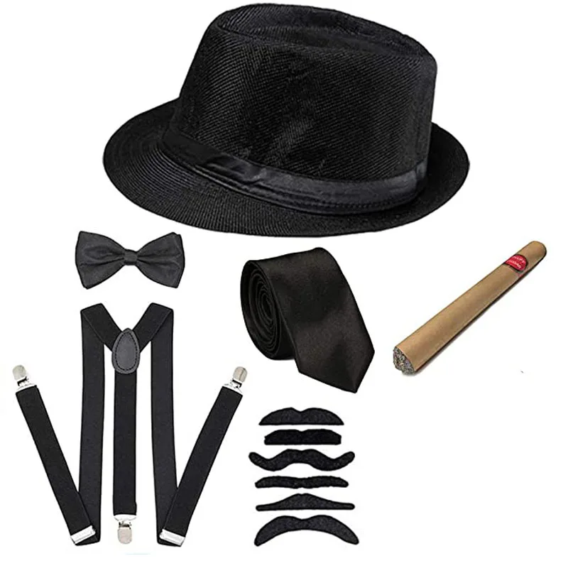 Halloween Cosplay Costume 1920s Mens 