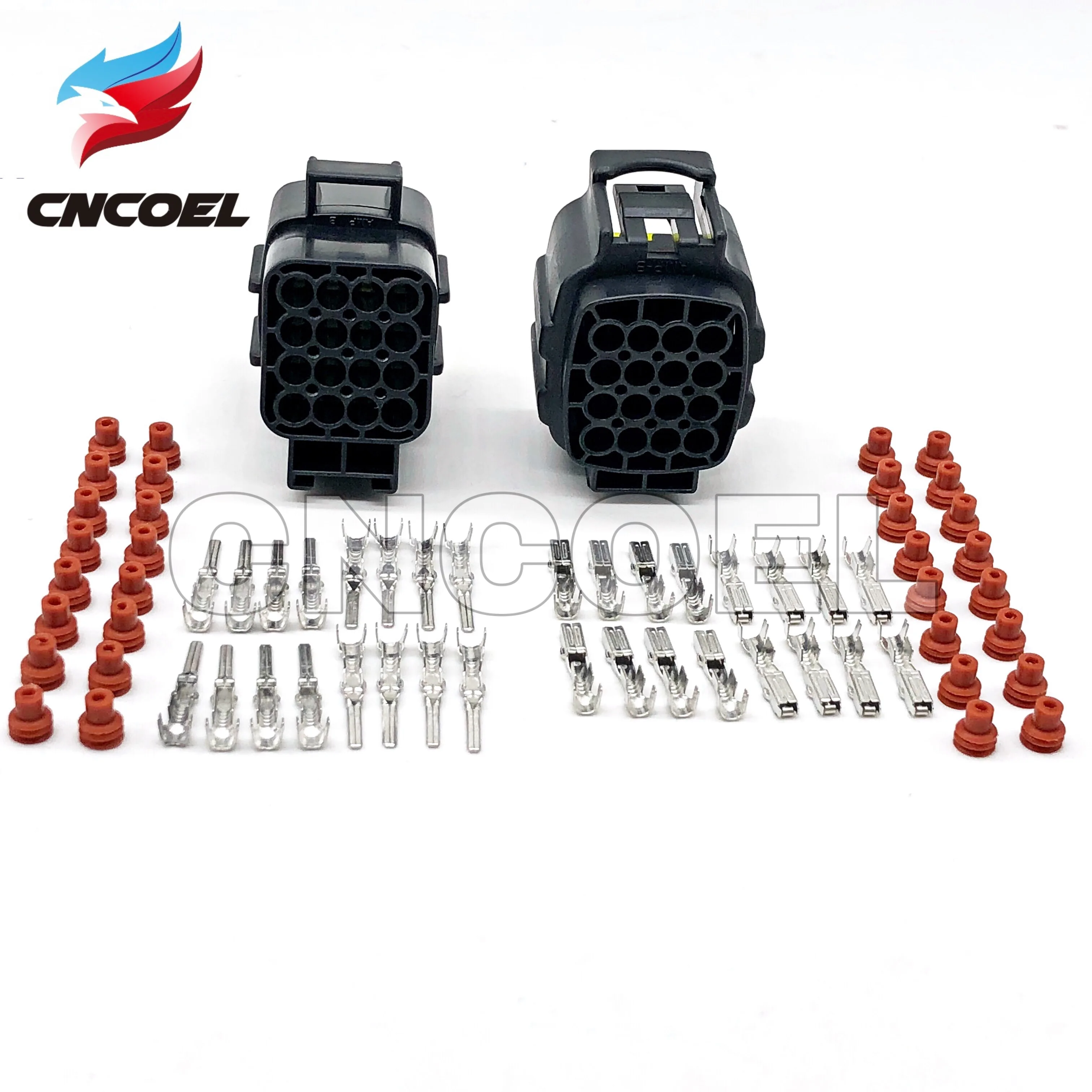 Наборы Tyco/Amp 16 способ/контактный автоматический разъем для Denso 368047-1/368049-1 368050-1 женский и мужской автомобильный разъем