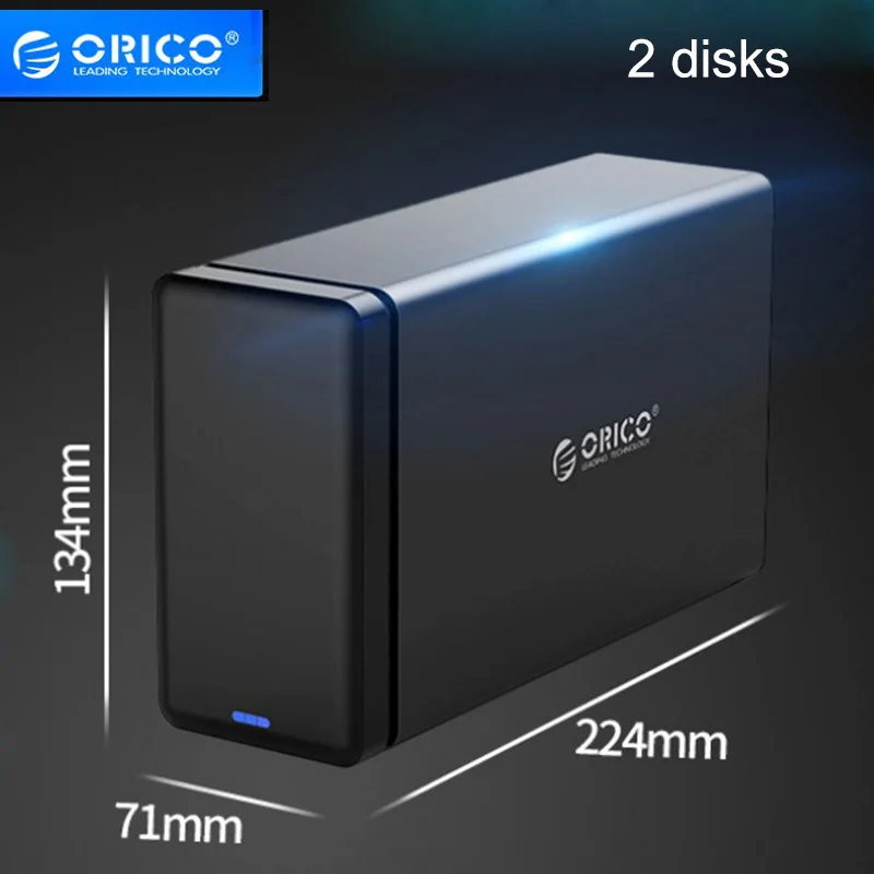  Orico HDD caso 35 SATA a USB 31 Disco Duro carcasa para disco duro disco caja tipo-C de apoyo UASP 