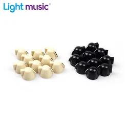 Set of 10 Plastic Chicken Head Guitar and Amp Control Knobs (Cream x 10pcs)