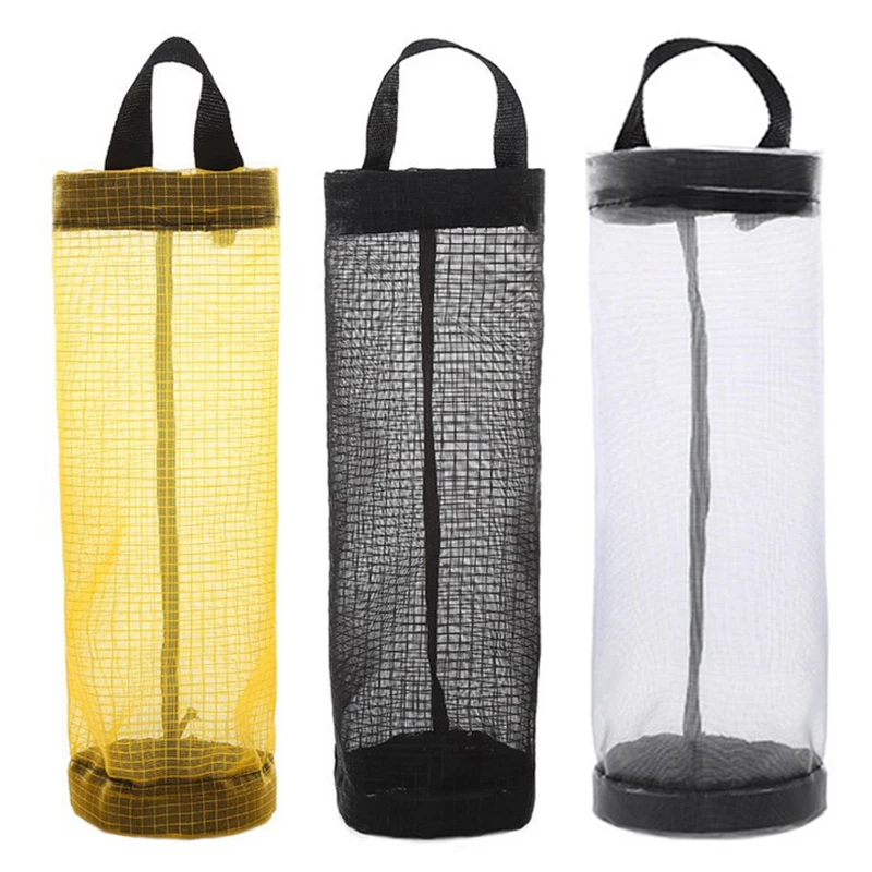 Mesh Garbage Bag Holder Dispensers Folding Hanging Storage Recycling Grocery Pocket Containers for Home and Chicken | Дом и сад