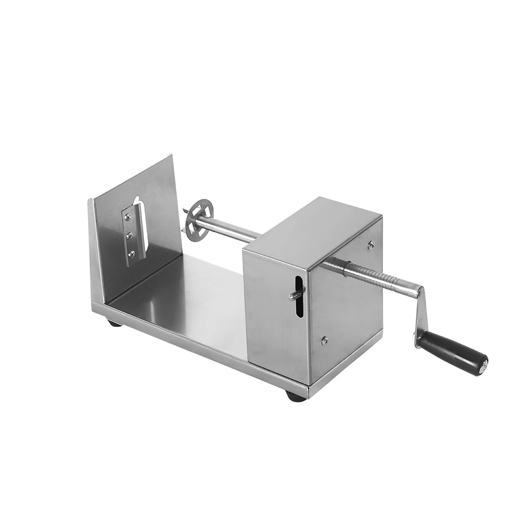  Stainless Steel Manual Potato Spiral Slicer French Fries Chips Fry-Cutter Twisted Shape Kitchen Gad - 4000127531548