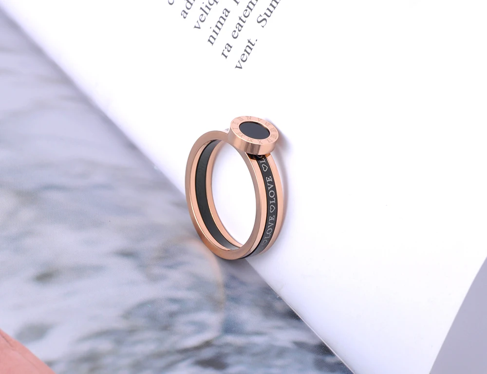 Wedding Rings Women Titanium Stainless Steel Jewelry