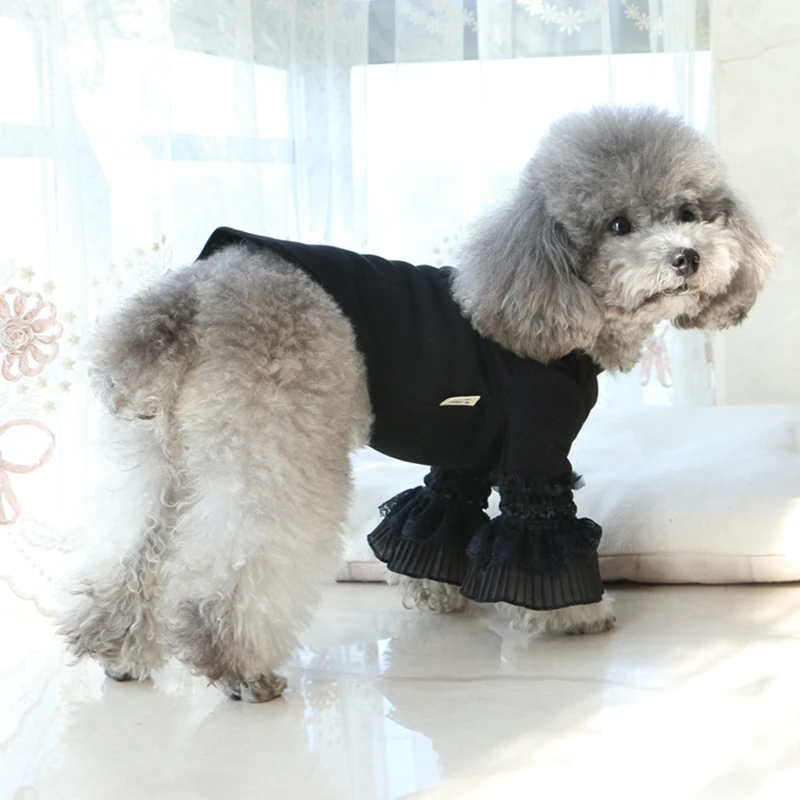 Bottoming Shirt, Teddy Vestuário, Bichon Poodle Dog Clothes, XS