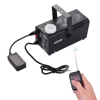 

Professional Wireless 400 Watt Fogger Fog Smoke Machine with Remote Control for Party Live Concert DJ Bar KTV Stage Effect Tools