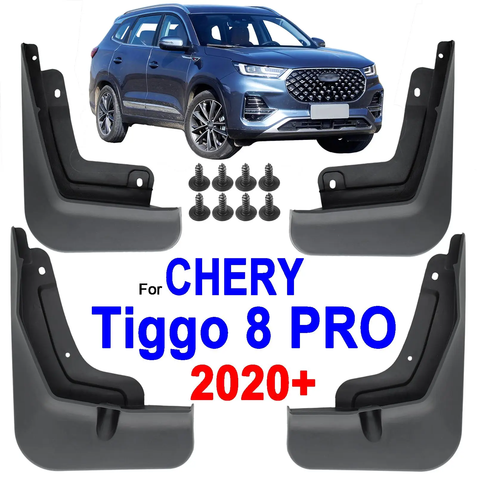 

4 шт./комплект, литые Брызговики для Chery Tiggo 8 Pro Plus 2020 2021 2022 2023