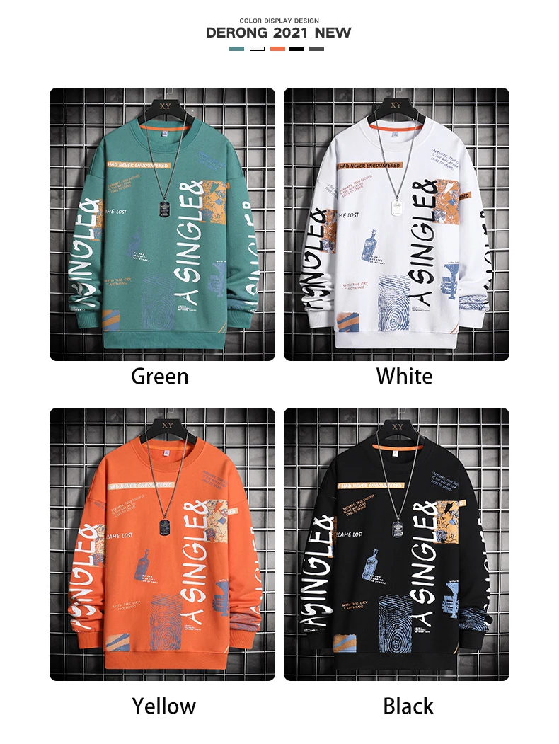 Fashion Mens O Neck Sweatshirt Street Hip Hop Hoodie Japanese Harajuku Top Oversize Print Sweatshirt New 6 H526cc1b1af2e4874a98dcac6e1cb381ad
