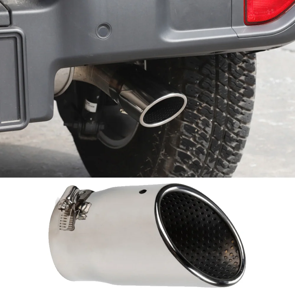 

Car Exhaust pipe Stainless Steel Rear Waterproof For Jeep Wrangler JL 2018