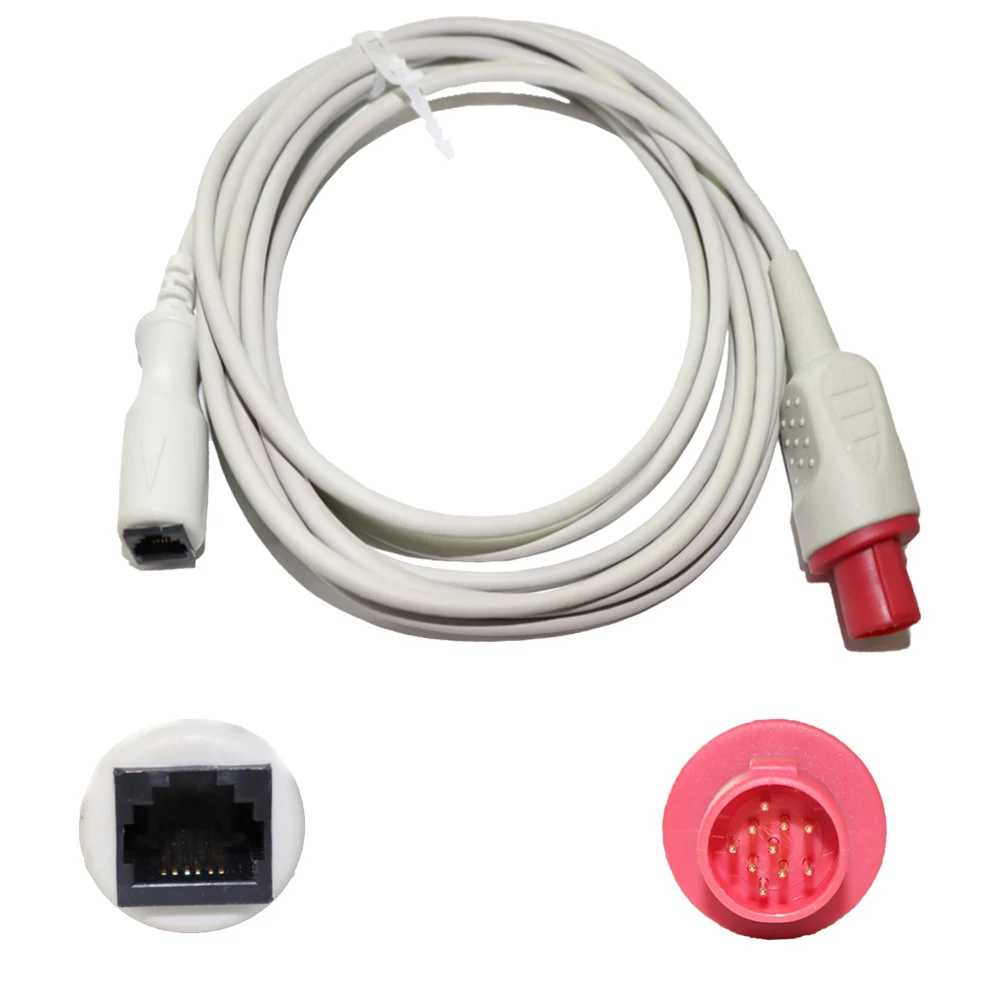 Hellige-Appott Hellige совместимый-Appott IBP кабель-адаптер, Круглый 10pin> Appott-6pin - Цвет: Hellige-Appott