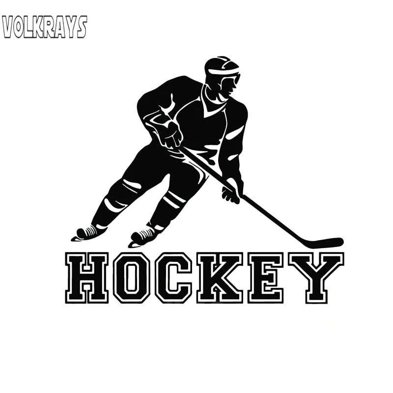 

Volkrays Fashion Car Sticker Hockey Play Accessories Reflective Waterproof Cover Scratches Sunscreen Vinyl Decal,9cm*10cm