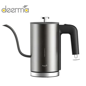 

Original Deerma Electric Kettle Tea Coffee Pot Slender Spout Matte Texture Stainless Steel Kettle LED Heating Lamp 600ml