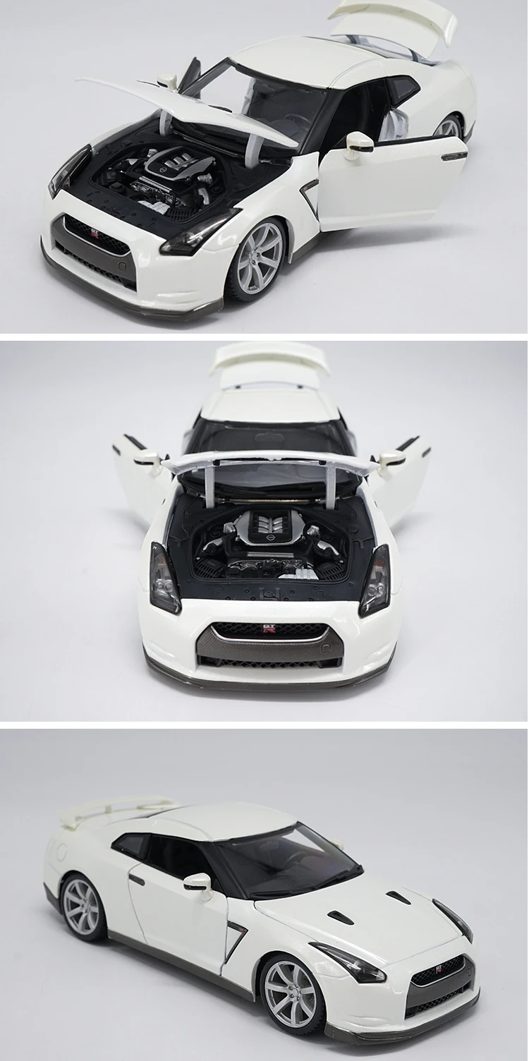 Изысканный подарок 1:18 Nissan GTR супер ЗАПУСК сплава модель, имитация литья модель гоночной машины, коллекция лучший