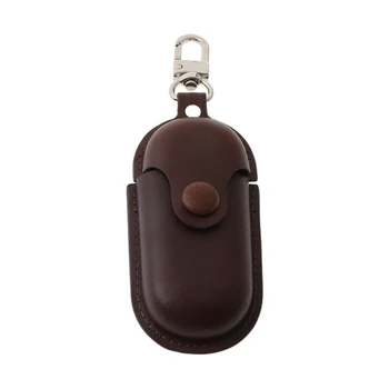 

2020 New Leather Earphone Case Protective Cover with Keychain for Hua-wei Freebuds 3i
