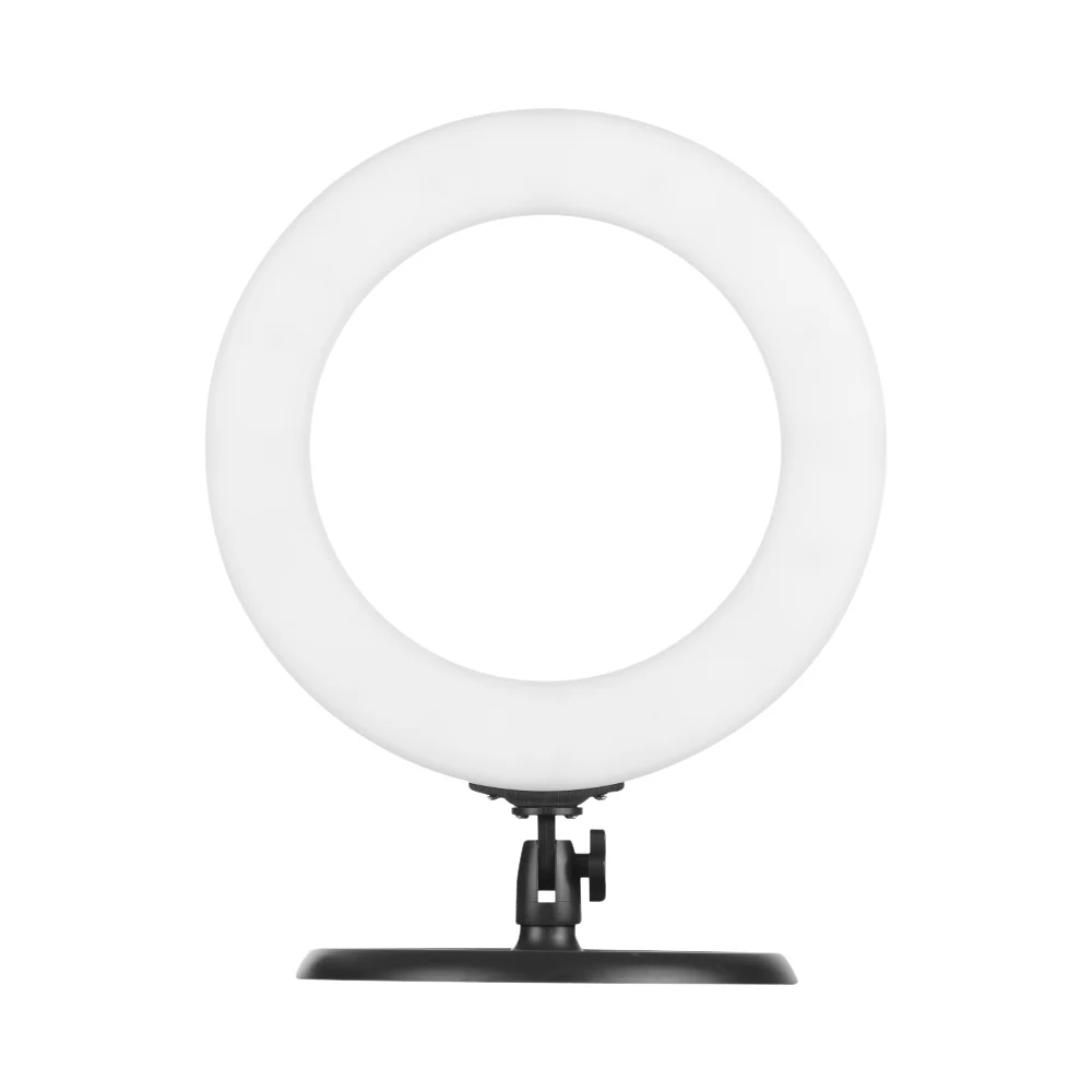 

14" LED Video Ring Light 36-72W Adjustable Brightness 3200-7000K Studio Photo Ring Lamp with Desktop Stand Base Carry Bag