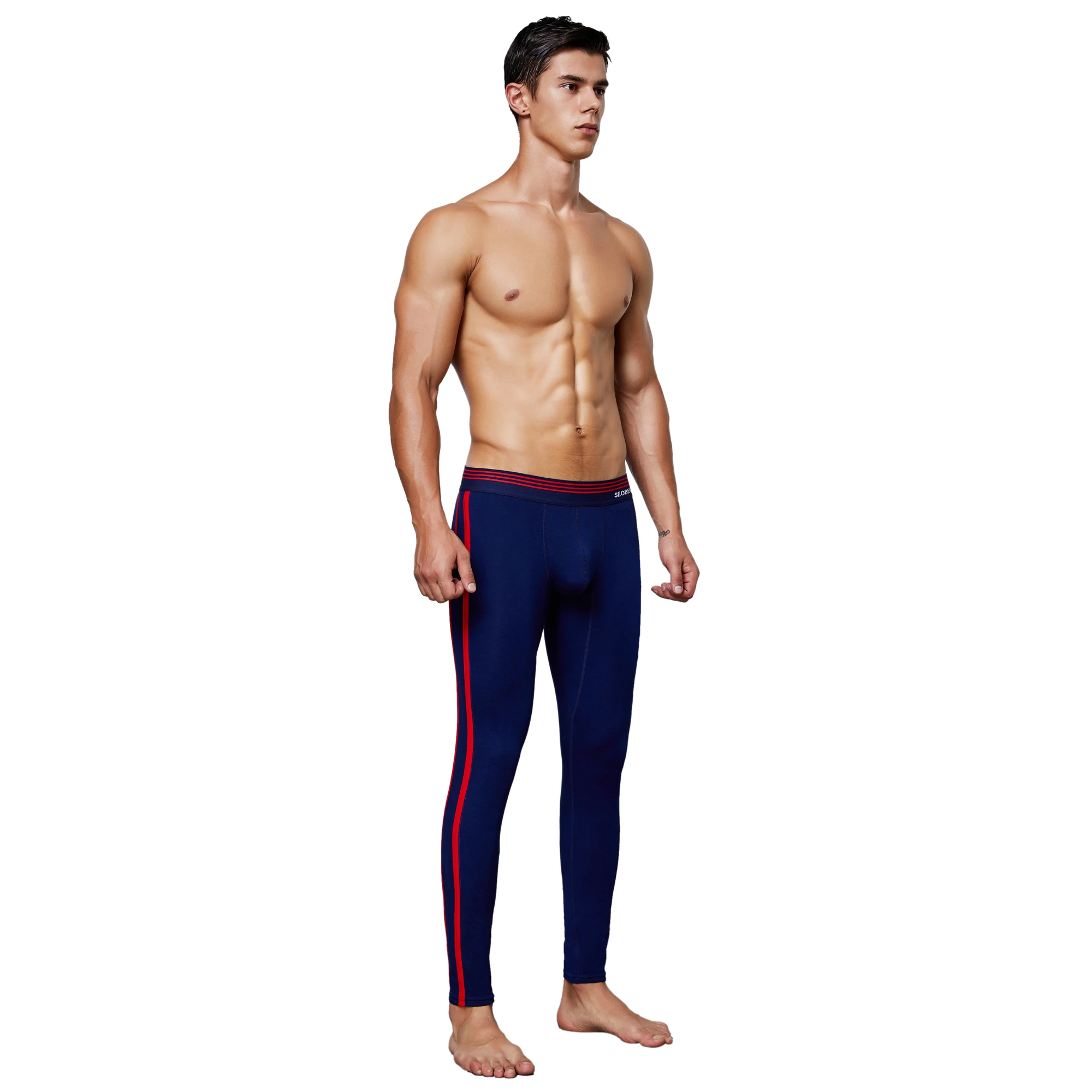 Arcweg Leggings Thermiques Pour Hommes Pantalon De Compression Avec Poches Couche De Base Pour Hommes Collants De Course à Pied Pantalons Doublés En Polaire Gym Running Jogging Football Basketball