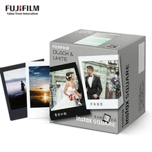 Fujifilm Instax квадратная пленка 30 листов белая и черная пленка моментальной печати для Fujifilm instax квадратная SQ20 SQ10 SQ6