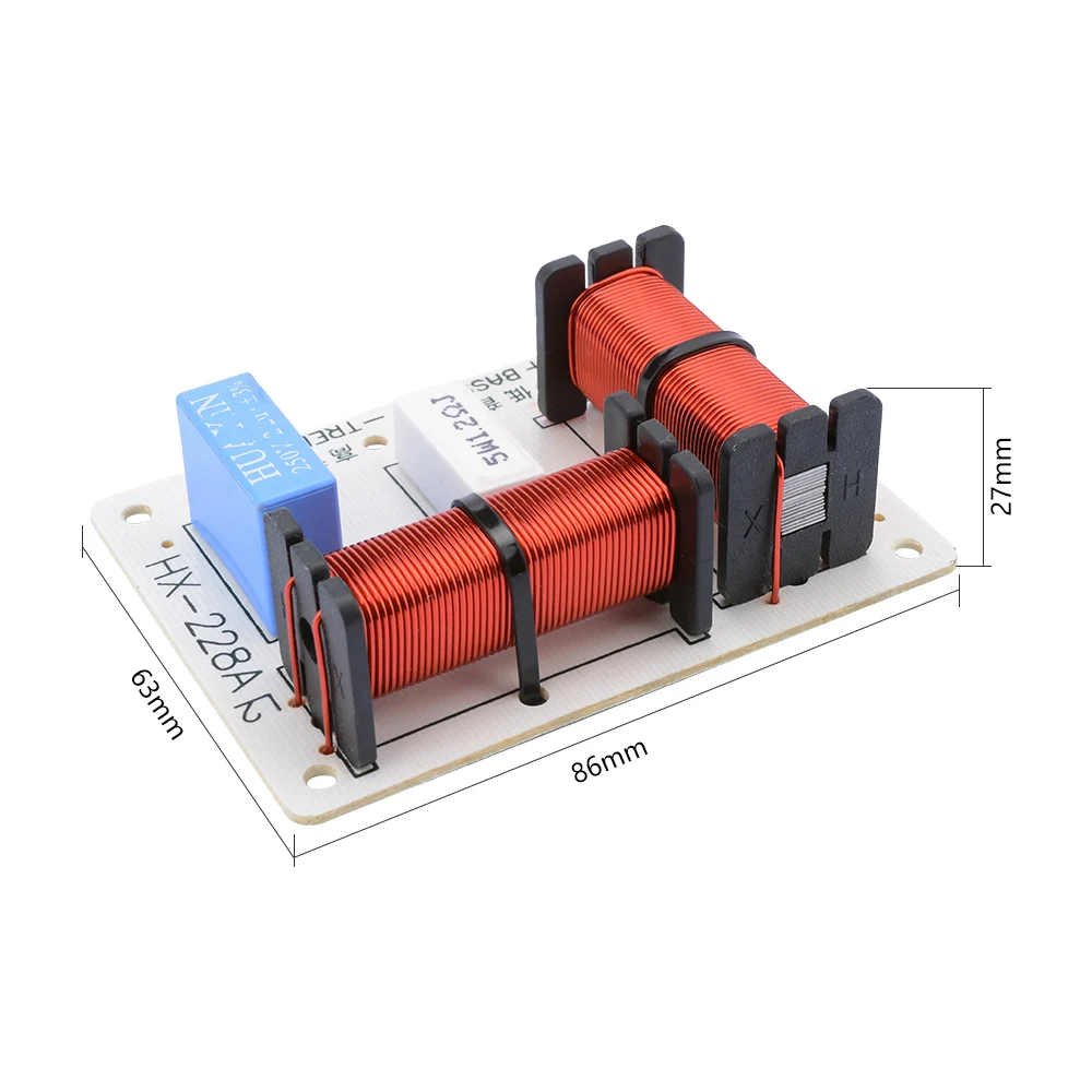 AIYIMA Professional Speakers Frequency Divider 120W Treble Bass 2 Way Crossover Audio Active Speaker Filter DIY For Home Theater