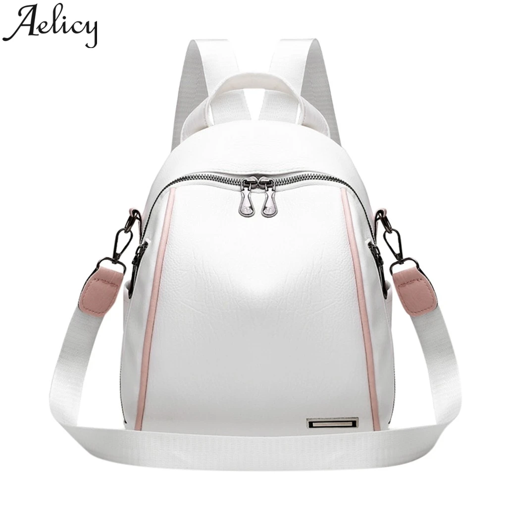 Aelicy Women Travel Bag Hand Luggage Fashion Solid Color Waterproof Back packShoulder Bags Shoulder Backpack Anti Theft | Багаж и сумки