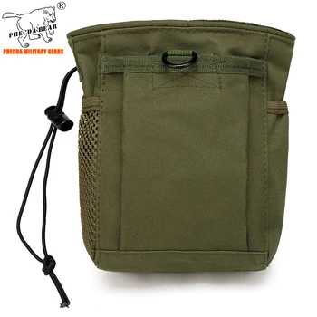 

small tactical dump pouch airsoft combat vest pouch military chest rig pouch tactical molle pouch army magazine ammo pouch