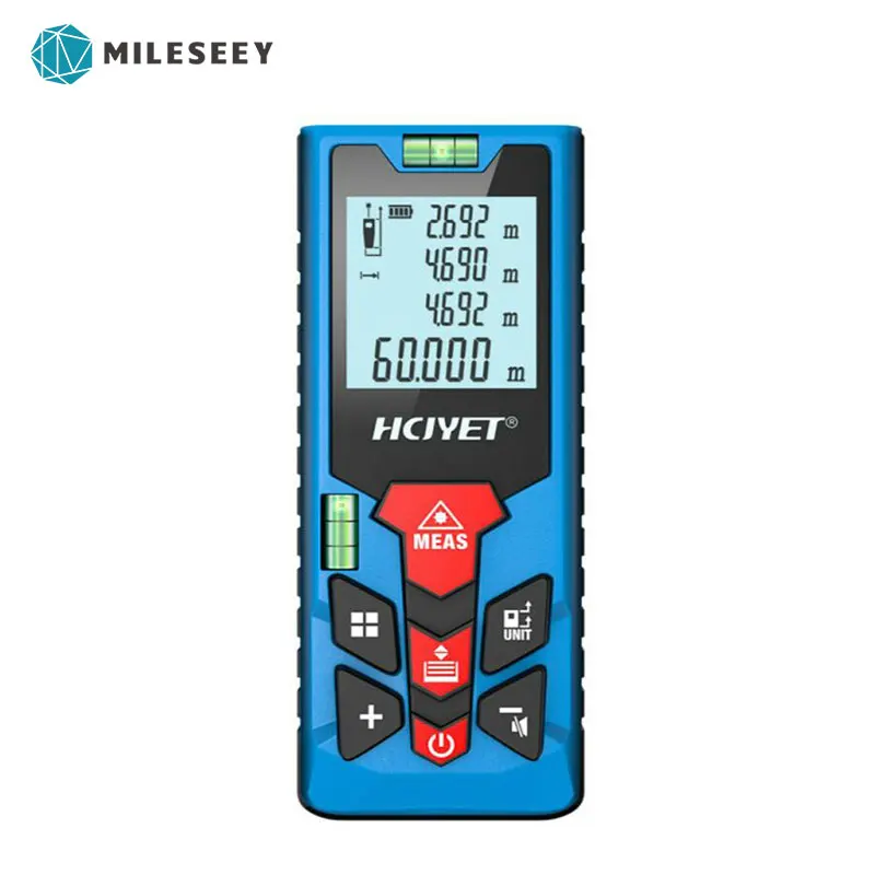 Мини цифровой лазерный дальномер Mileseey Лазерный прибор для измерения на