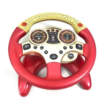 

Puzzle Sound Toy for Gifts Kid Small Steering Wheel Copilot Toy Simulated Steering Wheel Early Education Children Simulation