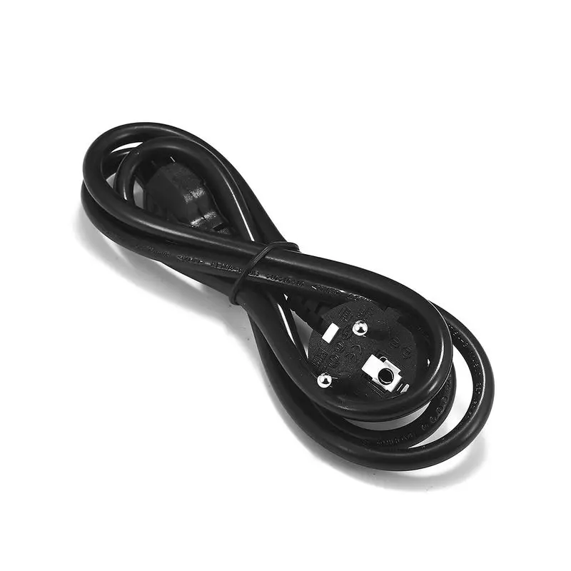 US $129.00 100pcs EU Mains Power Cable 075mm Notebook Euro IEC C5 Power Adapter Cord For HP Asus Dell Laptop TV PC Computer