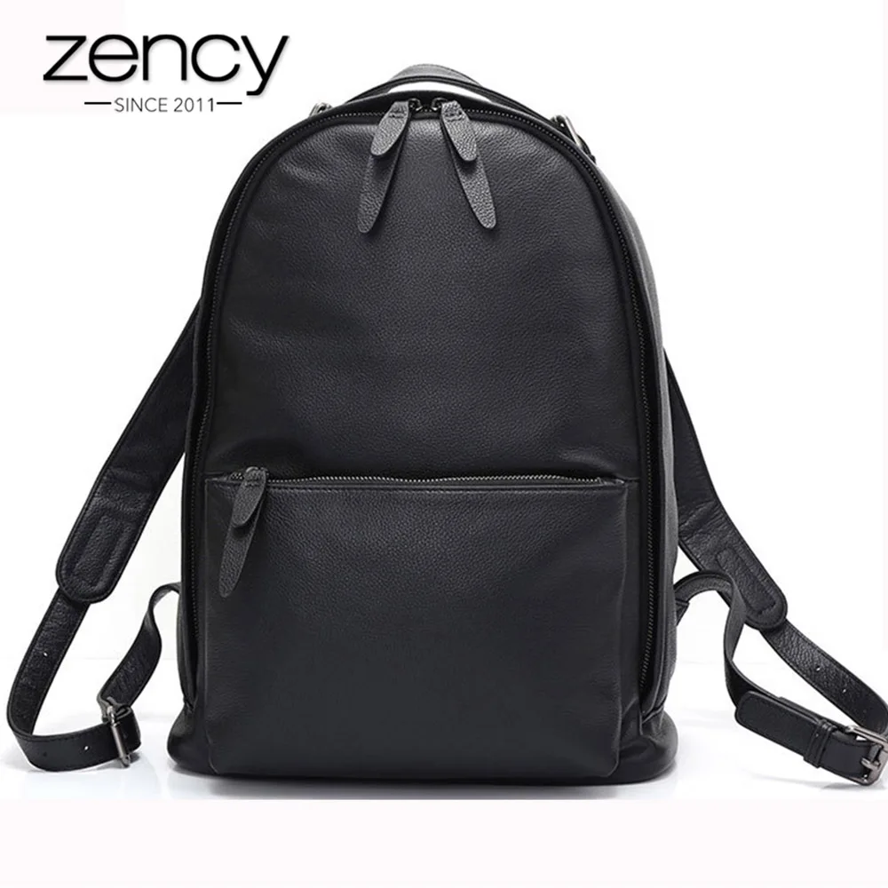 Zency Ex большой женский рюкзак из 100% натуральной кожи женская большая дорожная