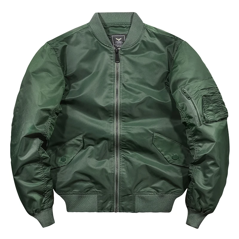 Куртка мужская свободного покроя однотонная Повседневная Рабочая куртка в стиле