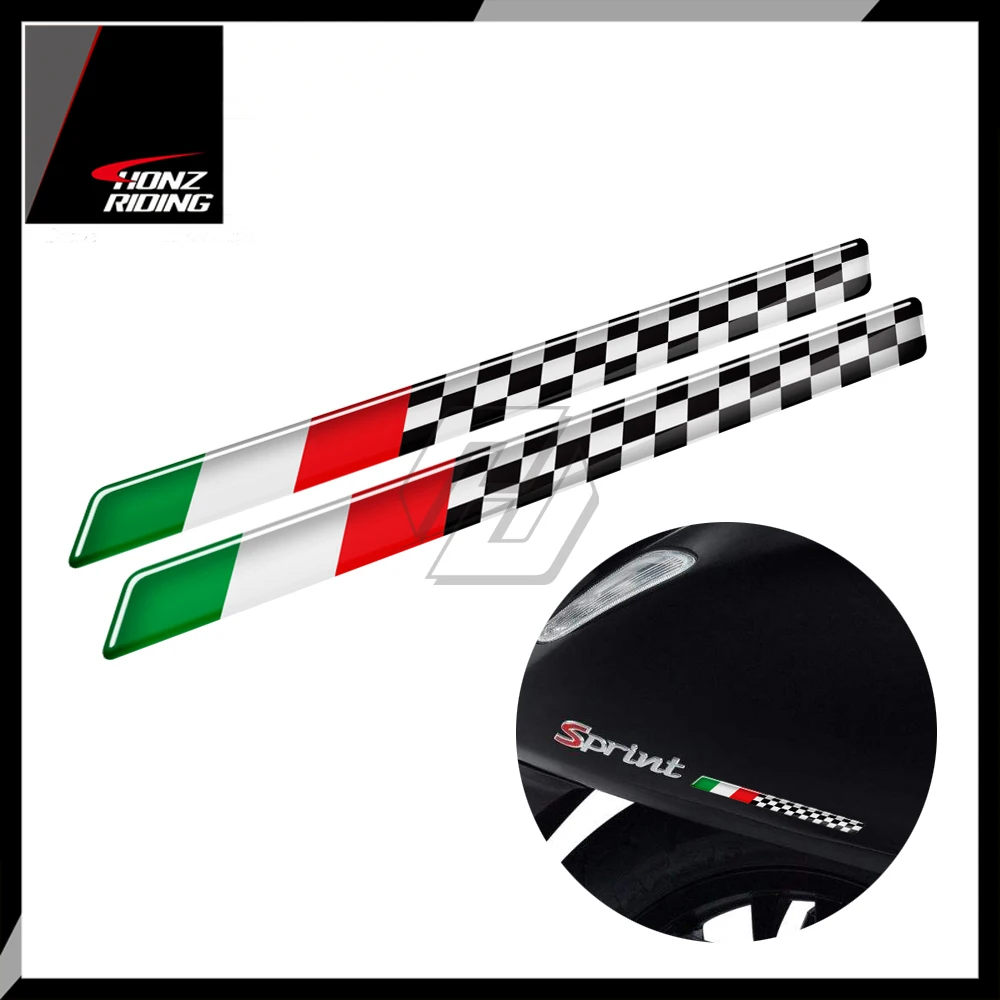 3D Car Motorbike Sticker Motorcycle Tank Decal Italy Flag Racing Stickers Resin | Автомобили и мотоциклы