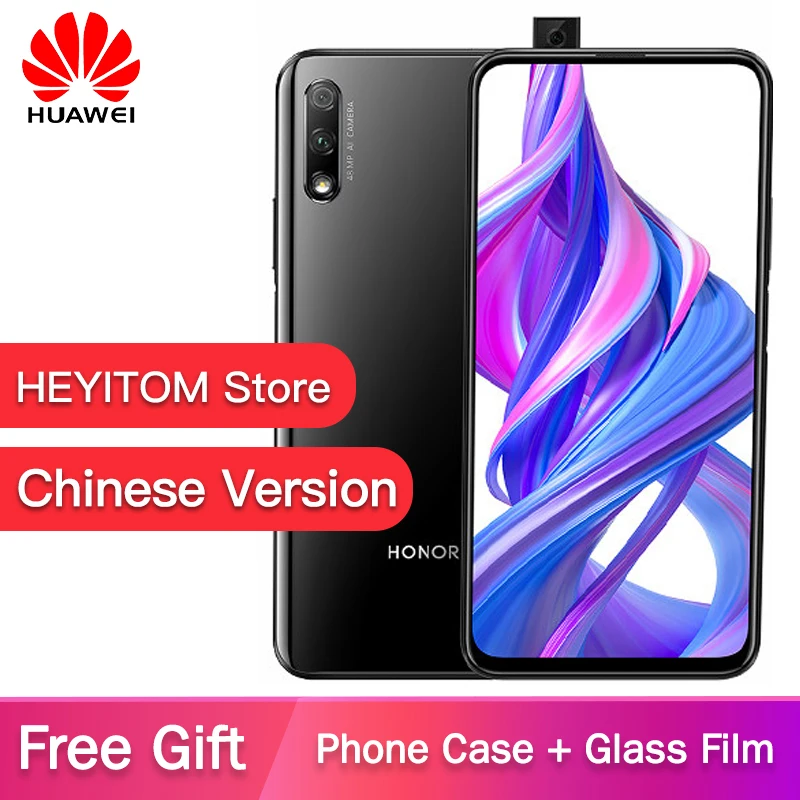 

New Original honor 9x Kirin 810 4000mAh super battery life 48 million ultra clear night shot 6.59 inch lift full screen