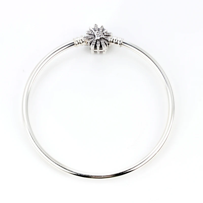 Новейший бусины из стерлингового серебра 925 ослепительный Фейерверк шарм, прозрачный Cz& Кристалл ПАН браслет& браслет Diy ювелирные изделия