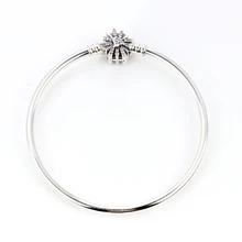 Новейший бусины из стерлингового серебра 925 ослепительный Фейерверк шарм, прозрачный Cz& Кристалл ПАН браслет& браслет Diy ювелирные изделия