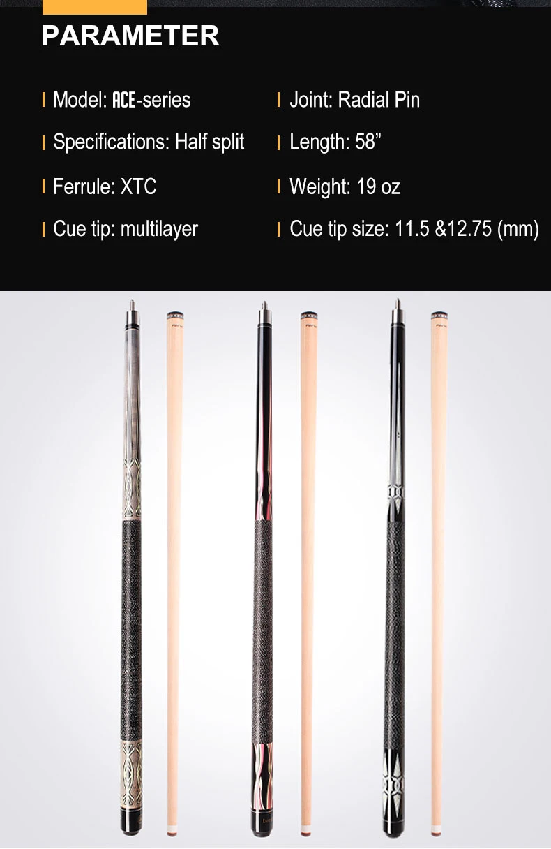 Pool Cue Billiard Maple Shaft Stick With Case Linen Wrap Billar Taco De Billar Wonderful Decal Butt  당구 бильярд Professional cue