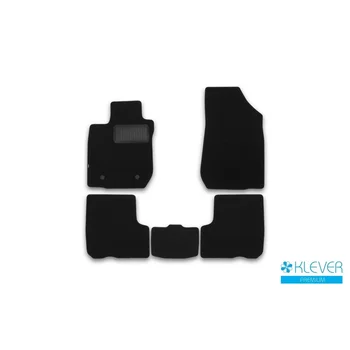 

Floor mats Klever premium Lada Largus 5 seats 2012, UN. 5 PCs (textiles) lergus)