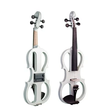 NAOMI 4/4 электрическая скрипка струнный инструмент и деревянные запчасти кабель для наушников чехол для любителей музыки